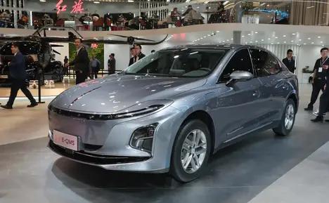 新款紅旗 E-QM5 上海車展亮相,換懷擋 / 續(xù)航 610 公里